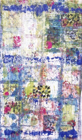 Ohne Titel VI • 2000 100 × 170 cm • Öl auf Himalayapapier