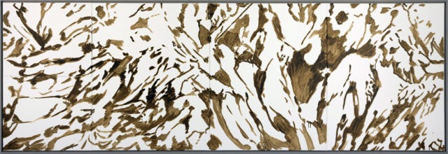 Fragments I Acryl auf Leinwand 100 x 300 cm Berlin