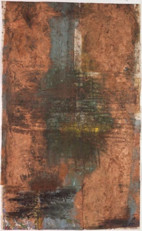 Ohne Titel I • 2000 100 × 170 cm • Öl auf Himalayapapier